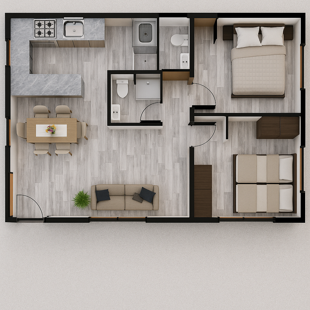 vivienda huichahue
