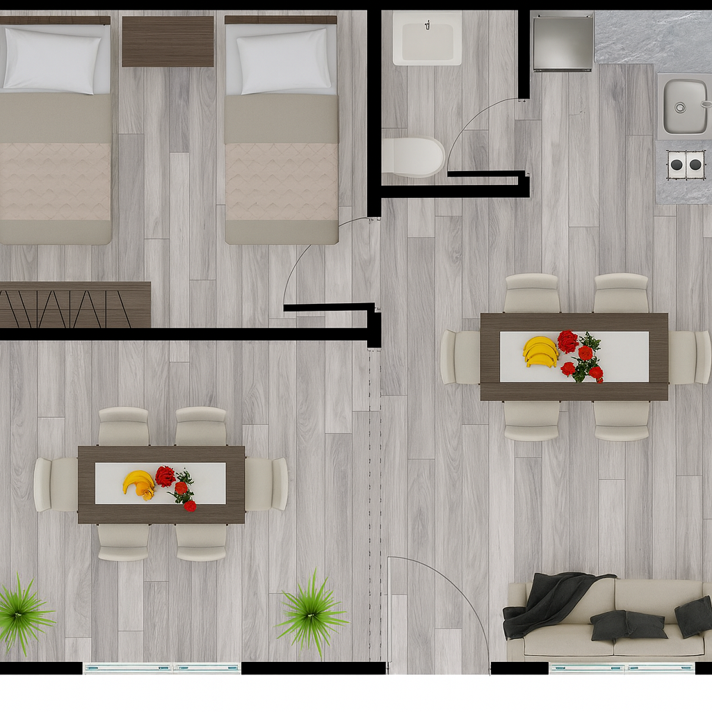 vivienda allipen 43,4 m2